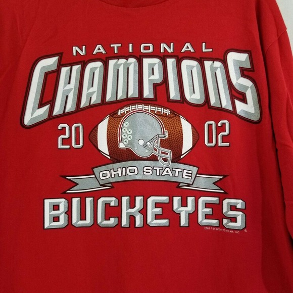Vintage 2002 Ohio State National Championship Crewneck T Shirt Size M - Picture 2 of 7